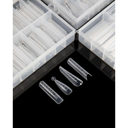 NAILS COMPANY – Formy Dual Square Down – 120szt. - 2