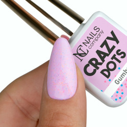 Nails Company Lakier hybrydowy - Crazy Dots GUMBALLE 6ml - 2