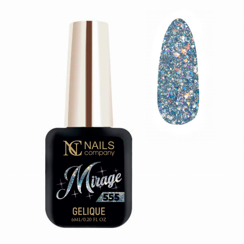 Nails Company Lakier hybrydowy - Mirage 555 6ml - 1 Nails Company Lakier hybrydowy - Mirage 555 6ml - 1