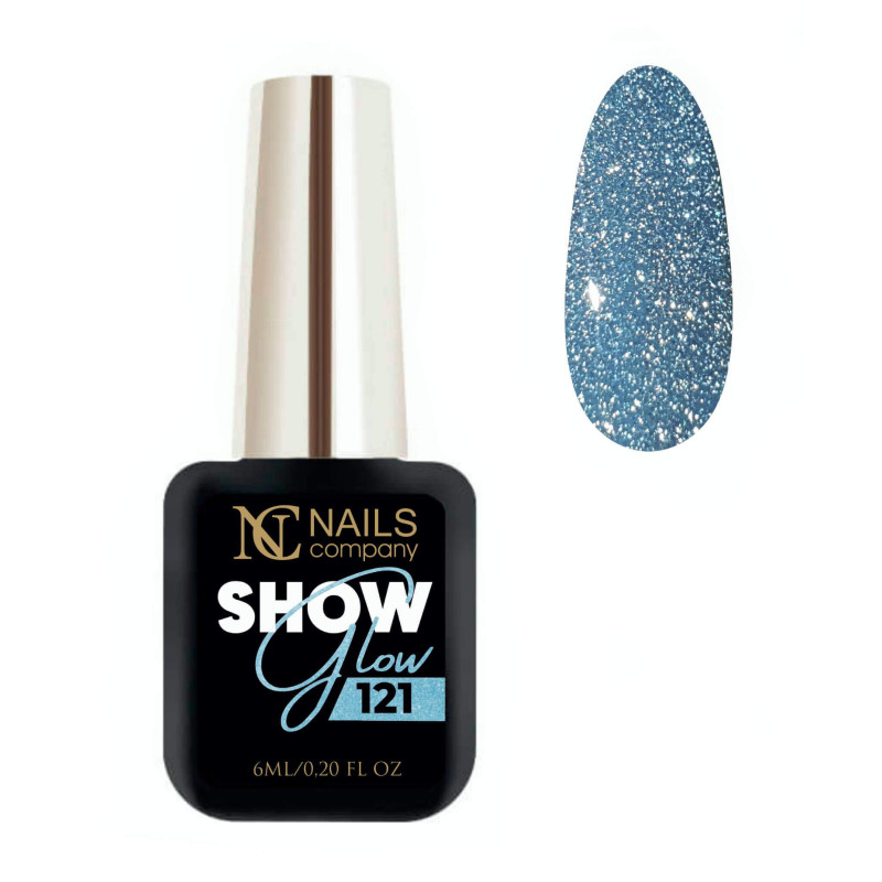 Nails Company Lakier hybrydowy Show Glow no. 121 6ml - 1