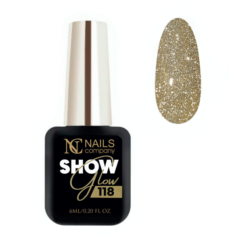 Nails Company Lakier hybrydowy Show Glow no. 118 6ml - 1