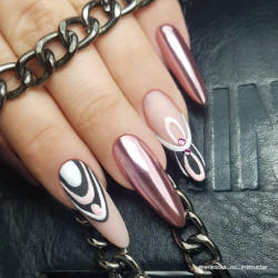 Nails Company Pyłek Mirror Effect - Pink 1G - 2