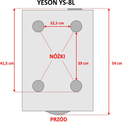 Autoklaw YESON  serii YS 8L Silver - 6