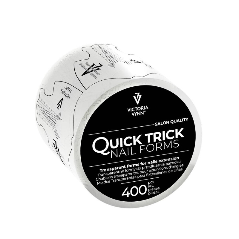 Victoria Vynn - Quick Trick Forms, Formy, szablony przezroczyste 400szt - 1 Victoria Vynn - Quick Trick Forms, Formy, szablony przezroczyste 400szt - 1