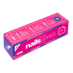 Waciki do paznokci, bezpyłowe Clavier Nail Wipes – 325 szt., manicure - 3