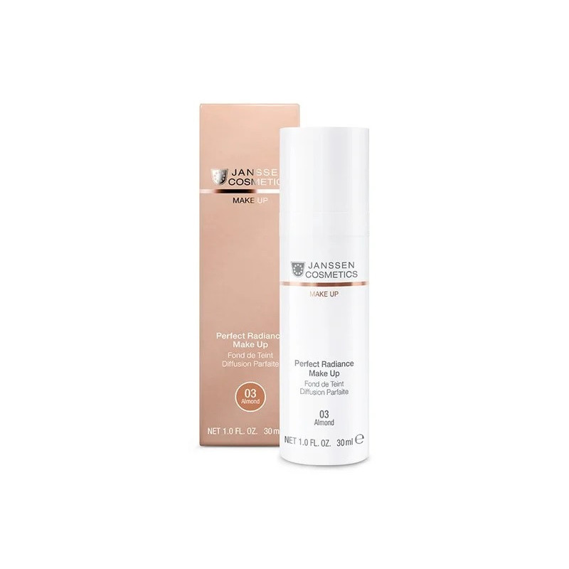 Janssen - Perfect Radiance Make Up – Podkład wygładzający skórę z SPF 15, 03 Almond, 30ml - 1