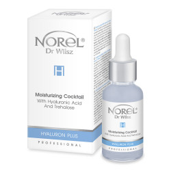 Norel Hyaluron Plus Moisturizing Cocktail - Koktail nawilżający z kwasem hialuronowym i trehalozą, 30ml, PA375 - 1