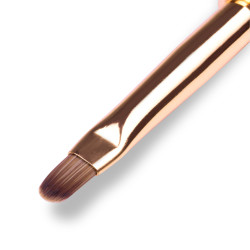 Pędzelek do żelu z kryształkami Clavier 6mm, złoty - 3