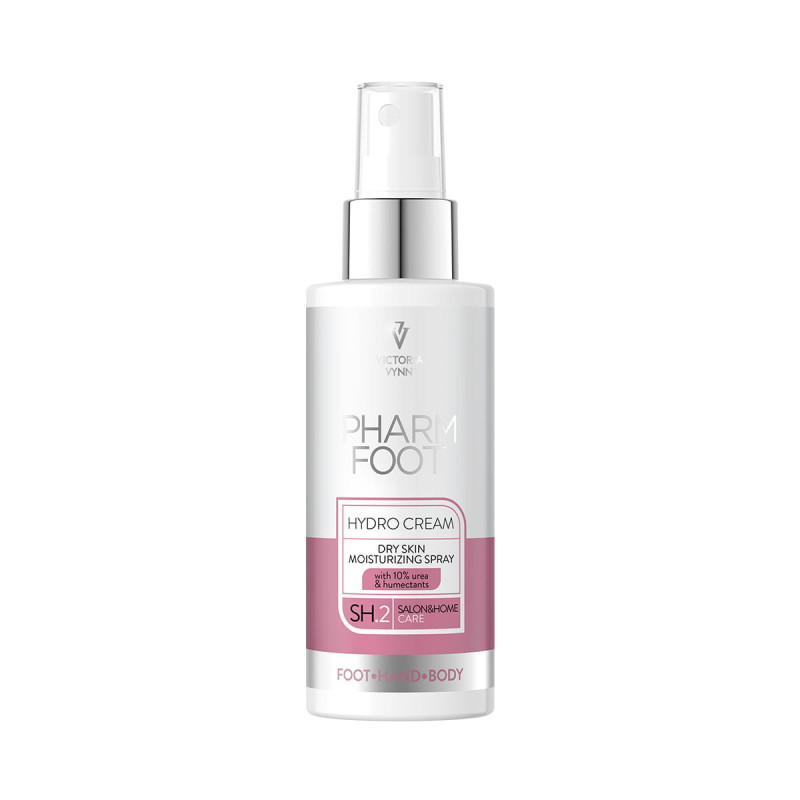 Pharm Foot - HYDRO CREAM - Nawilżający spray do suchej skóry 10% mocznika i humektanty, 150 ml - 1 Pharm Foot - HYDRO CREAM - Nawilżający spray do suchej skóry 10% mocznika i humektanty, 150 ml - 1