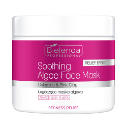 Bielenda REDNESS RELIEF - Soothing Algae Face Mask - Łagodząca maska algowa, 160g - 1