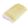 Clavier - Mikroszczoteczki/aplikatory brokat-żółty 100szt - 3