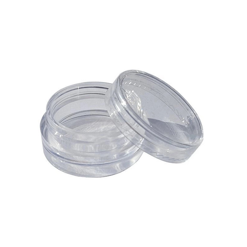 Pojemniczek plastikowy 3ml - słoiczek zakręcany na ozdoby - 1