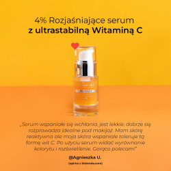 Bielenda SUPREMELAB - 4% Rozjaśniające serum z ultrastabilną Witaminą C, 15ml - 3