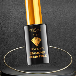 YOSHI - TEMPERED DIAMOND - top hybrydowy do stylizacji paznokci, 10ml - 2