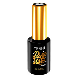 YOSHI - PURE LOVE WHITE - top hybrydowy do stylizacji paznokci, 10ml - 2