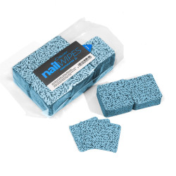 Clavier - Nail Wipes - Perforowane waciki do paznokci, bezpyłowe, niebieskie, 600 sztuk - 1