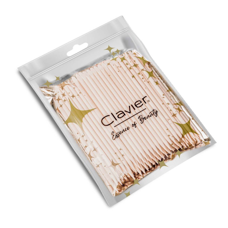 Clavier - Patyczki drewniane do manicure, skórek, 100 sztuk - 1 Clavier - Patyczki drewniane do manicure, skórek, 100 sztuk - 1
