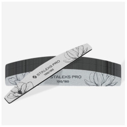 STALEKS PRO - Pilnik mineralny półksiężyc EXPERT 40, 100/180 (25 sztuk) - 1