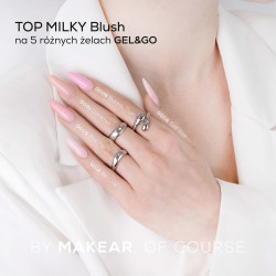 Makear - Top No Wipe Milky Blush, 8ml - 3