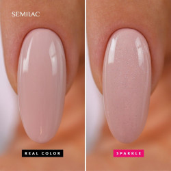 Semilac - Top No Wipe Sparkle Diamond - Top do lakierów hybrydowych, 7ml - 5