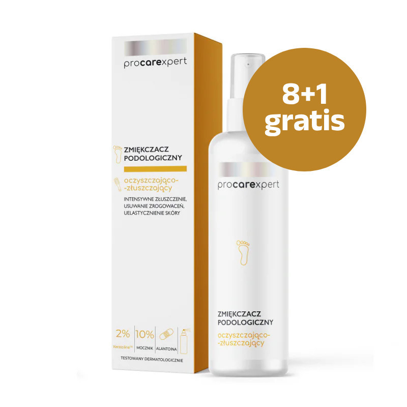 Procarexpert - Zmiękczacz podologiczny oczyszczająco-złuszczający 150 ml Pakiet 8 + 1 - 1 Procarexpert - Zmiękczacz podologiczny oczyszczająco-złuszczający 150 ml Pakiet 8 + 1 - 1