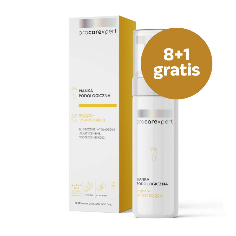 Procarexpert - Pianka podologiczna myjąco-złuszczająca – 150 ml - Pakiet 8 + 1 - 1 Procarexpert - Pianka podologiczna myjąco-złuszczająca – 150 ml - Pakiet 8 + 1 - 1