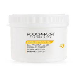 Podopharm MANICURE PEDICURE SPA Peeling solno-cukrowy do dłoni i stóp z kompleksem witamin i minerałów, 600 g, PP27 - 1