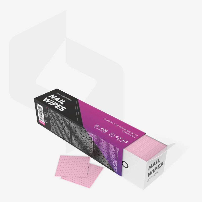 STALEKS PRO - Perforowane waciki bezpyłowe EXPERT (400 szt) - 1 STALEKS PRO - Perforowane waciki bezpyłowe EXPERT (400 szt) - 1