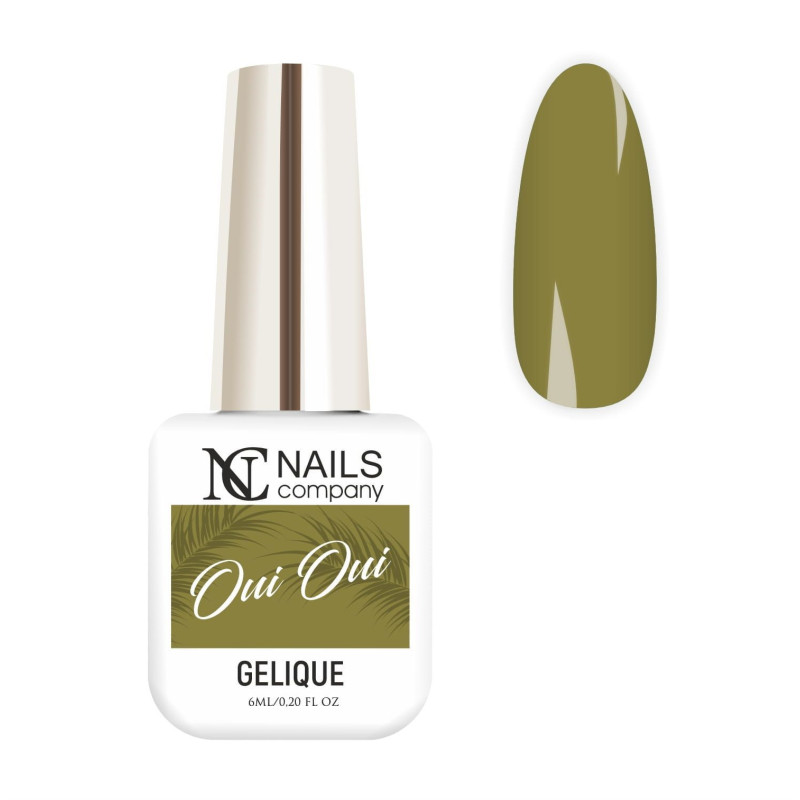 Nails Company Lakier Hybrydowy GELIQUE Oui Oui 6ml - 1 Nails Company Lakier Hybrydowy GELIQUE Oui Oui 6ml - 1