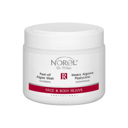 Norel - FACE & BODY REJUVE - Maska algowa plastyczna żurawinowa 250g, PN163 - 1