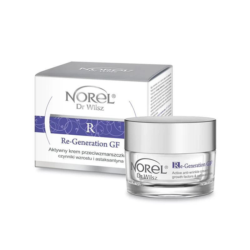Norel - RE-GENERATION GF - Aktywny krem przeciwzmarszczkowy 50ml, DK226 - 1 Norel - RE-GENERATION GF - Aktywny krem przeciwzmarszczkowy 50ml, DK226 - 1
