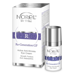 Norel - RE-GENERATION GF - Aktywny krem przeciwzmarszczkowy pod oczy 15ml, DZ225 - 1