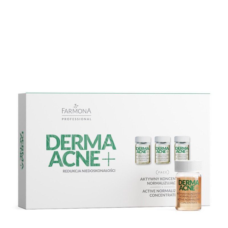 Farmona - DERMA ACNE+ - Aktywny koncentrat normalizujący, 5x5ml - 1
