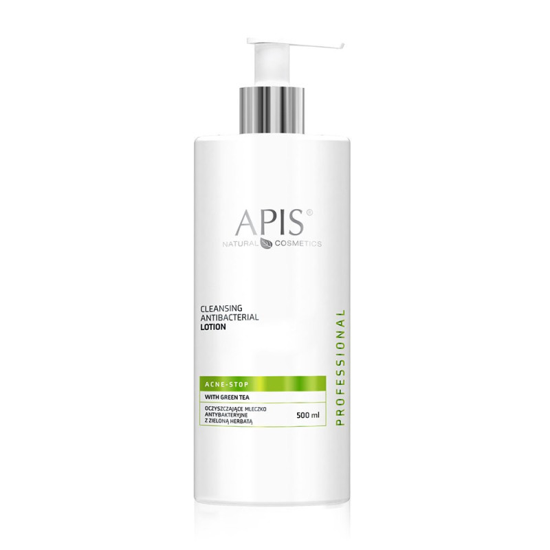 Apis - ACNE-STOP - Oczyszczające mleczko antybakteryjne z zieloną herbatą, 500ml - 1 Apis - ACNE-STOP - Oczyszczające mleczko antybakteryjne z zieloną herbatą, 500ml - 1