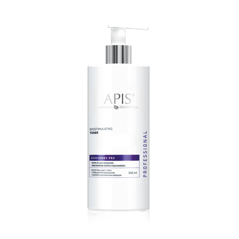 Apis - EXOSOMES PRO - Biostymulujący tonik z roślinnymi egzosomami i egzopolisacharydami morskimi, 500ml - 1 Apis - EXOSOMES PRO - Biostymulujący tonik z roślinnymi egzosomami i egzopolisacharydami morskimi, 500ml - 1