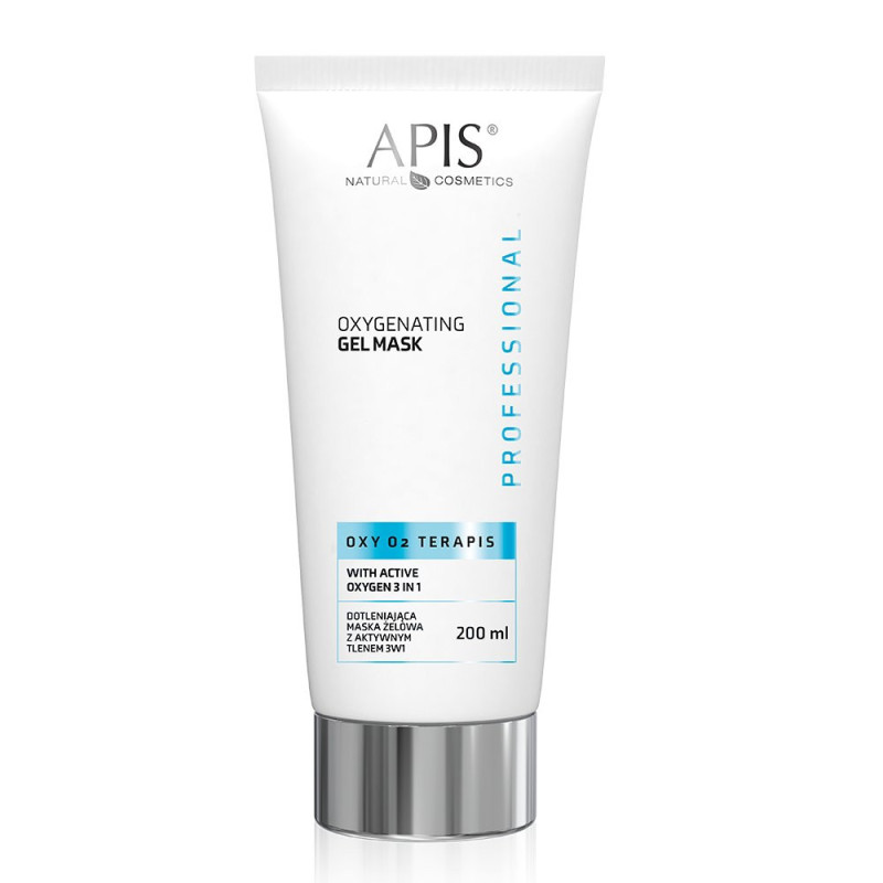Apis - OXY O2 TERAPIS - Dotleniająca maska żelowa z aktywnym tlenem 3w1, 200ml - 1 Apis - OXY O2 TERAPIS - Dotleniająca maska żelowa z aktywnym tlenem 3w1, 200ml - 1