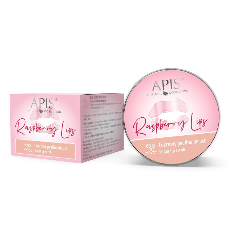 Apis - RASPBERRY LIPS - Cukrowy peeling do ust, 10ml - 1