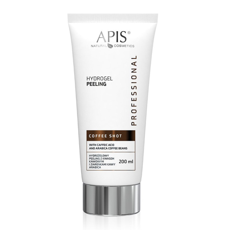 Apis - COFFEE SHOT - Hydrożelowy peeling z kwasem kawowym i ziarenkami kawy arabica, 200ml - 1 Apis - COFFEE SHOT - Hydrożelowy peeling z kwasem kawowym i ziarenkami kawy arabica, 200ml - 1
