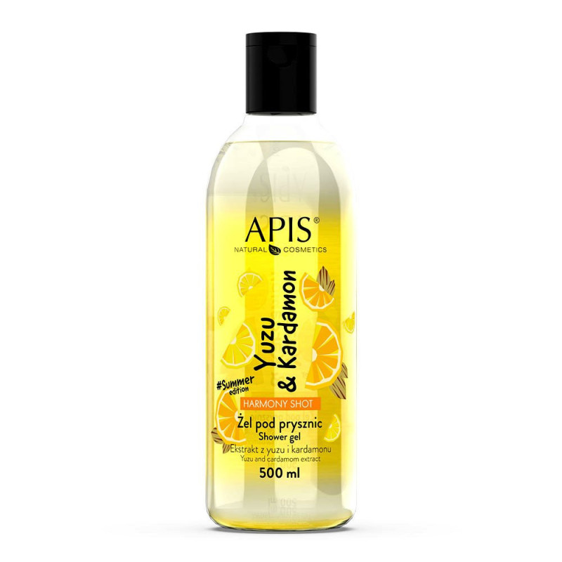 Apis - YUZU & KARDAMON - Żel pod prysznic, 500ml - 1