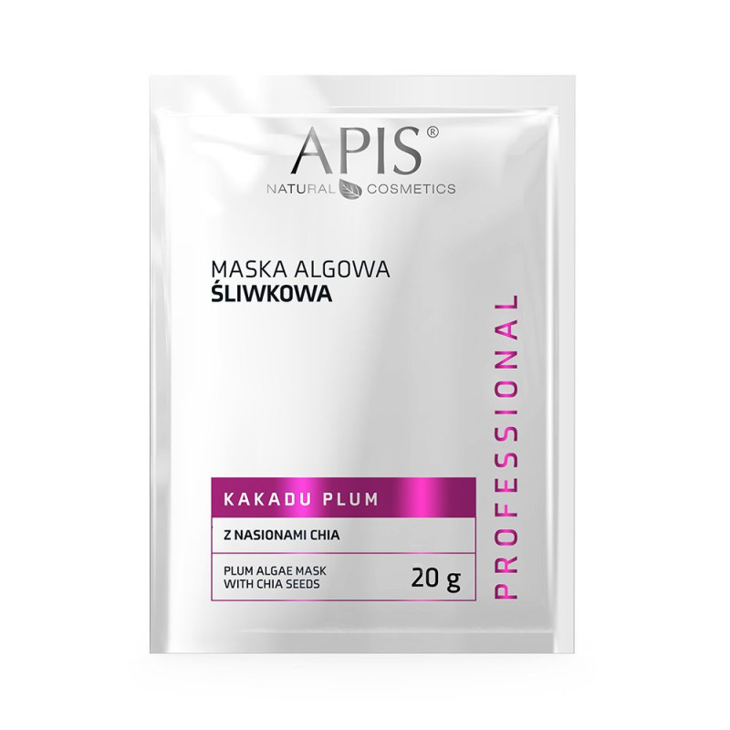 Apis - KAKADU PLUM - Śliwkowa maska algowa z nasionami chia, 20g - 1 Apis - KAKADU PLUM - Śliwkowa maska algowa z nasionami chia, 20g - 1