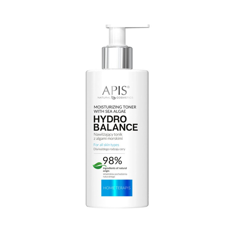 Apis - HYDRO BALANCE - Nawilżający tonik z algami morskimi, 300ml - 1 Apis - HYDRO BALANCE - Nawilżający tonik z algami morskimi, 300ml - 1
