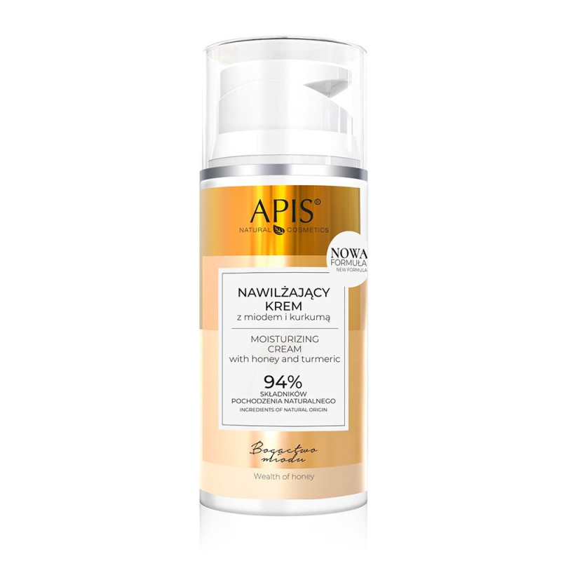 Apis - Nawilżający krem z miodem i kurkumą, 100ml - 1 Apis - Nawilżający krem z miodem i kurkumą, 100ml - 1