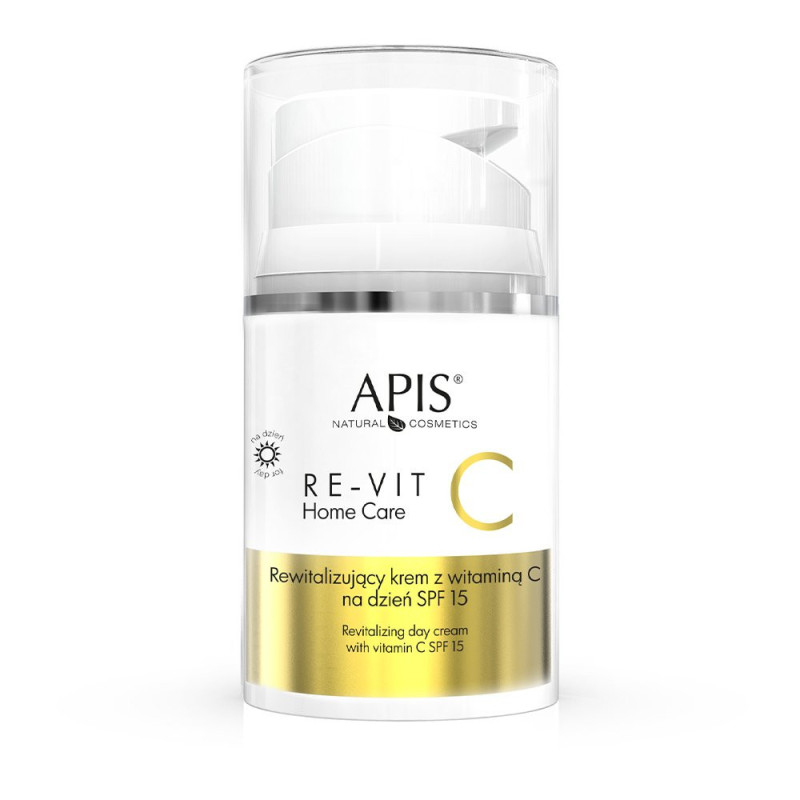 Apis - RE-VIT C - Rewitalizujący krem z witaminą C na dzień SPF 15, 50ml - 1