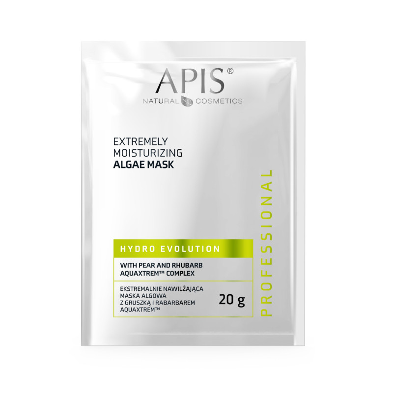 Apis - HYDRO EVOLUTION - Ekstremalnie nawilżająca maska algowa z gruszką i rabarbarem AQUAXTREM™, 20g - 1 Apis - HYDRO EVOLUTION - Ekstremalnie nawilżająca maska algowa z gruszką i rabarbarem AQUAXTREM™, 20g - 1