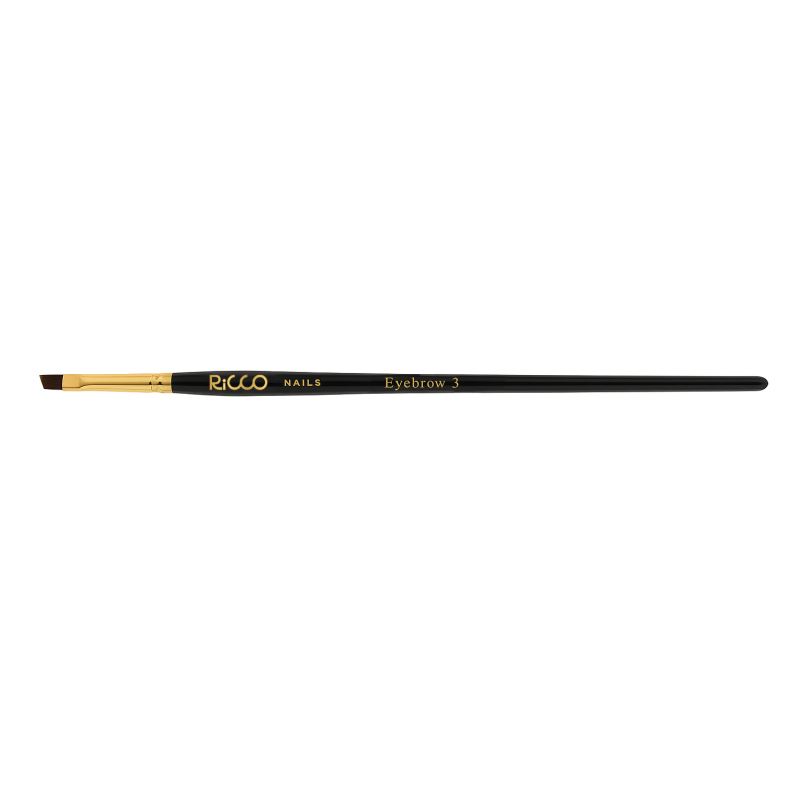 Ricco Nails - No. 3 EYEBROW - Pędzel Do Brwi - 1 Ricco Nails - No. 3 EYEBROW - Pędzel Do Brwi - 1