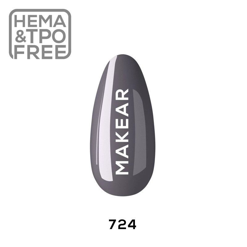 Makear - 724 Lakier hybrydowy 8ml - 1 Makear - 724 Lakier hybrydowy 8ml - 1