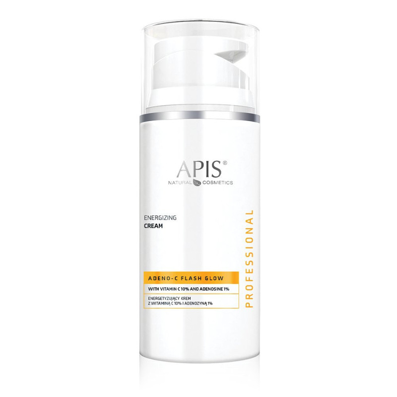 Apis - ADENO-C FLASH GLOW - Energetyzujący krem do twarzy z witaminą C i adenozyną, 100ml - 1 Apis - ADENO-C FLASH GLOW - Energetyzujący krem do twarzy z witaminą C i adenozyną, 100ml - 1