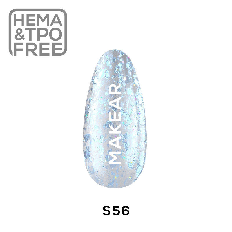 Makear - S56 Blue Moon Lakier hybrydowy, 8ml - 1