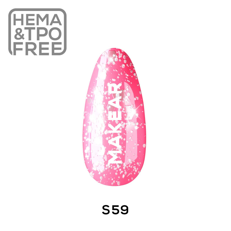 Makear - S59 Lakier hybrydowy, 8ml - 1