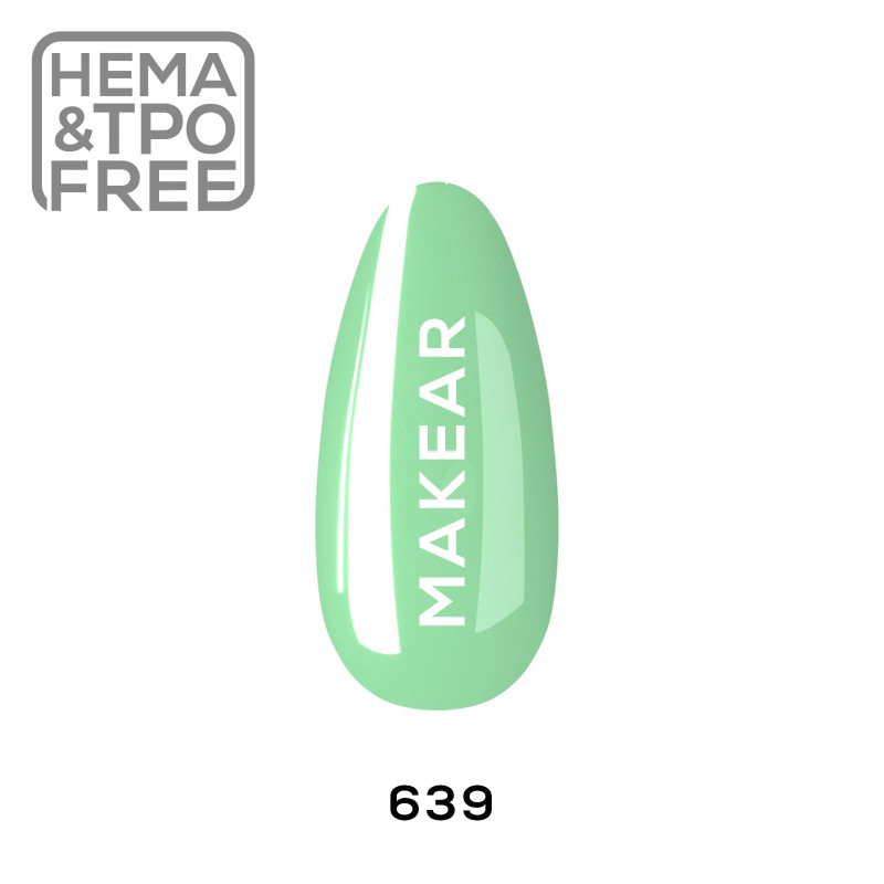 Makear - 639 Lakier hybrydowy, 8ml - 1 Makear - 639 Lakier hybrydowy, 8ml - 1